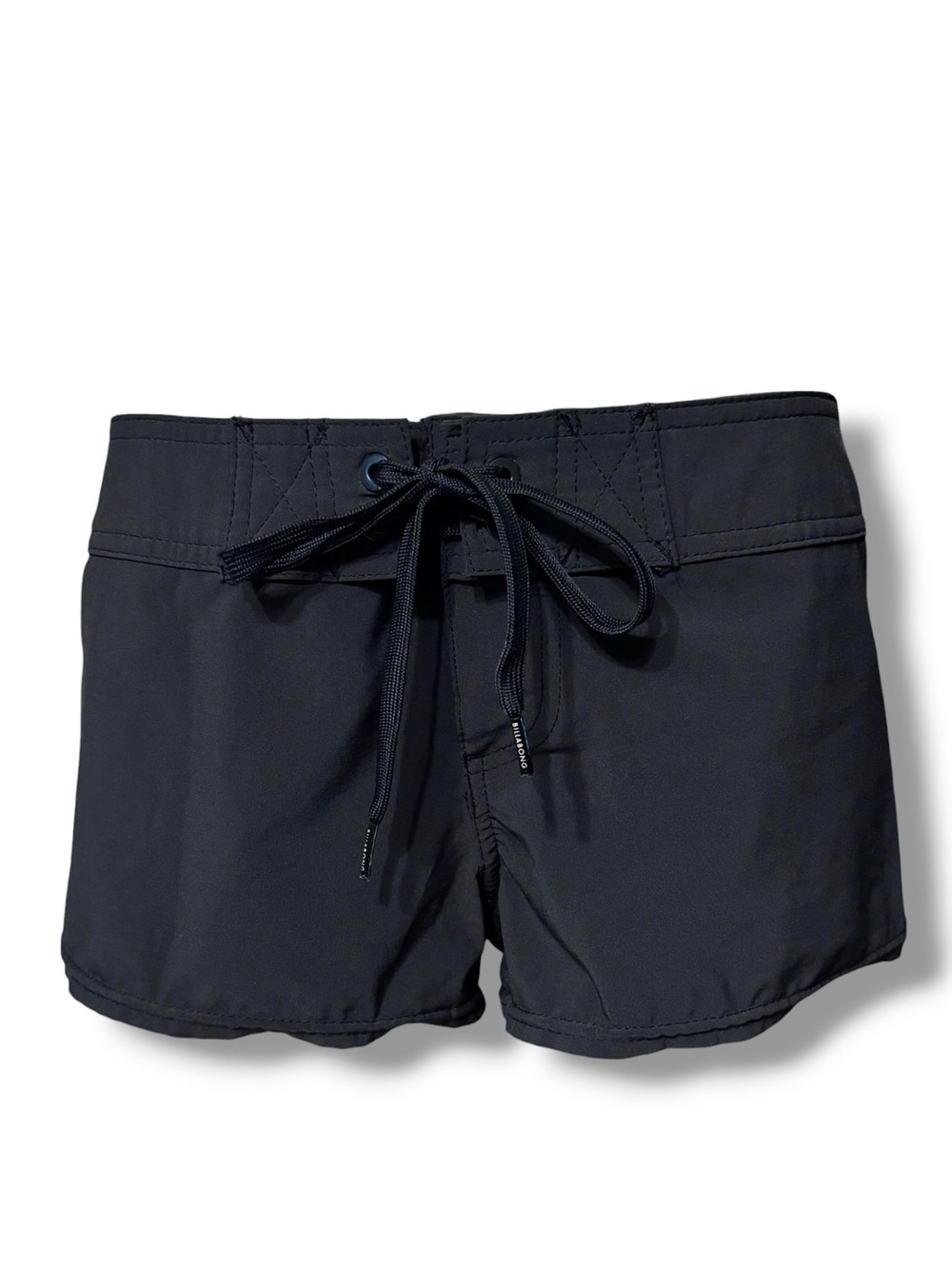 BILLABONG SWIM Black Low Rise Micro Board Shorts Swim Bottoms Size 3 VINTAGE